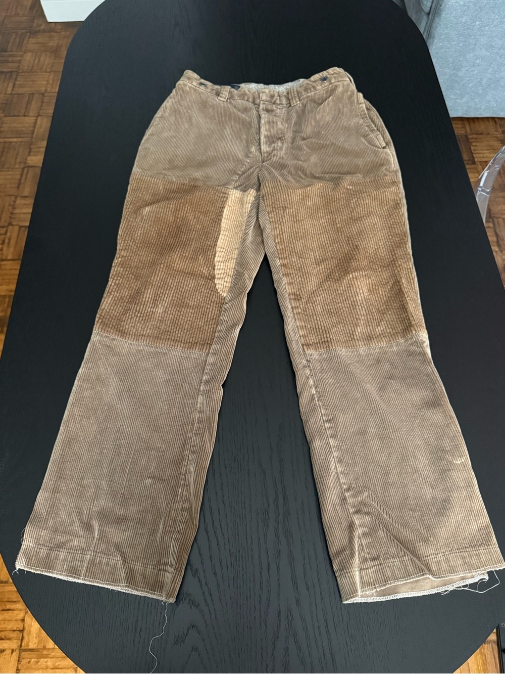 Polo by Ralph Lauren Brown Patchwork Corduroy Pants